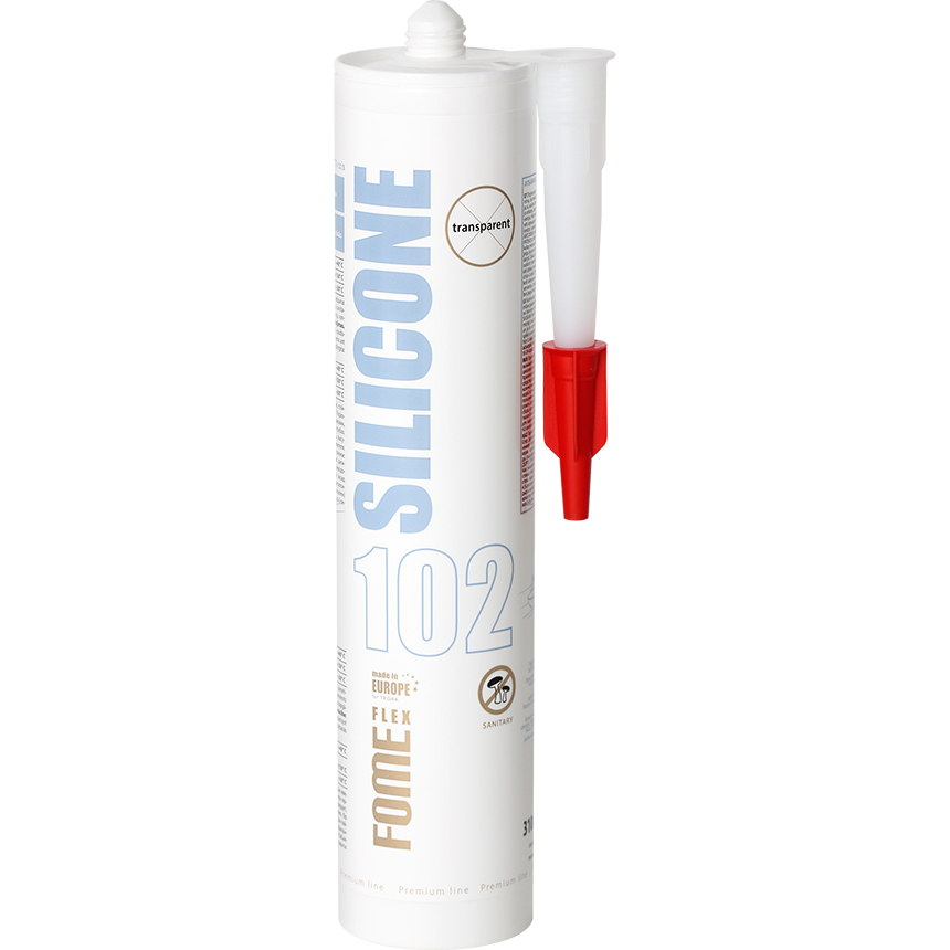 Silicone sealant 102 SANITARY SILICONE, transparent - Tegra State