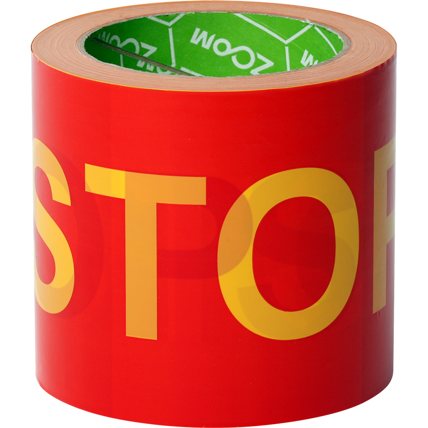 STOP warning tape