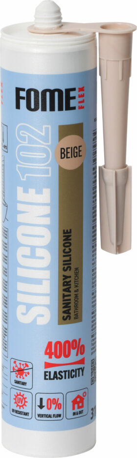 FOME FLEX Silicone sealant 102 SANITARY SILICONE, beige