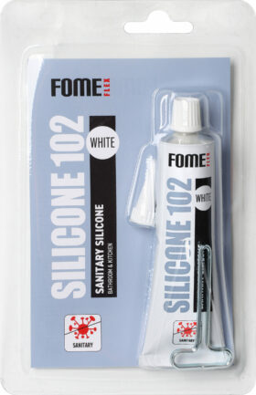 FOME FLEX Silicone sealant 102 SANITARY SILICONE, white, small