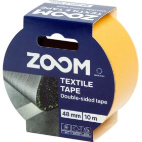ZOOM Double-sided Textile Tape, 48 mm x 10 m