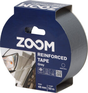 ZOOM Reinforced Duct Tape, 48 mm x 50 m, Grey