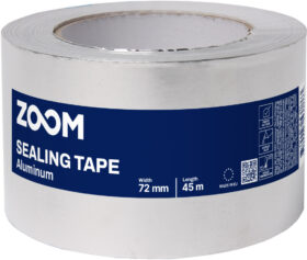 ZOOM Adhesive Aluminum Tape, 72 mm x 45 m