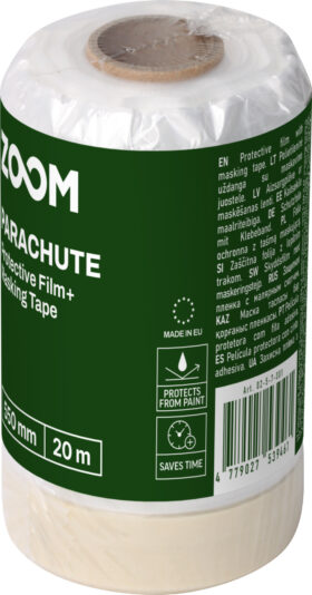 ZOOM Protective Film With Adhesive Tape, 550 mm x 20 m