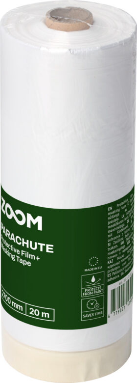 ZOOM Protective Film With Adhesive Tape, 2700 mm x 20 m