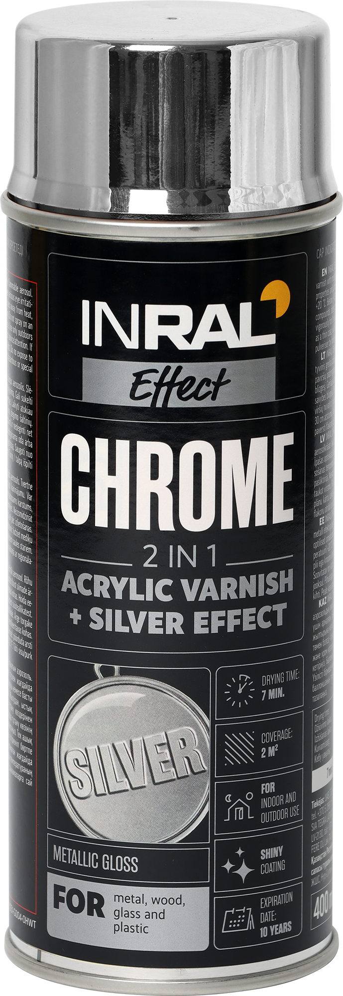 Spray paint CHROME, silver - Tegra State