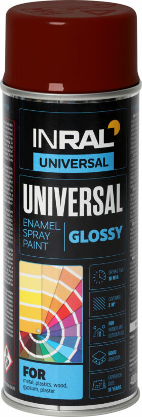 INRAL Spray paint UNIVERSAL Enamel, purple