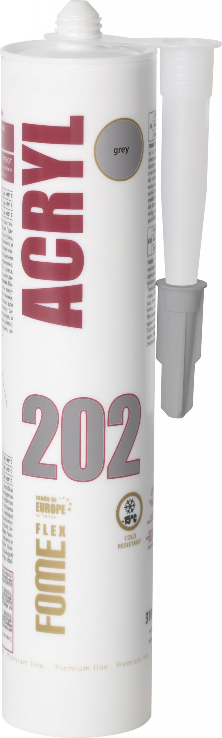 ACRYL 202 acrylic sealant, grey