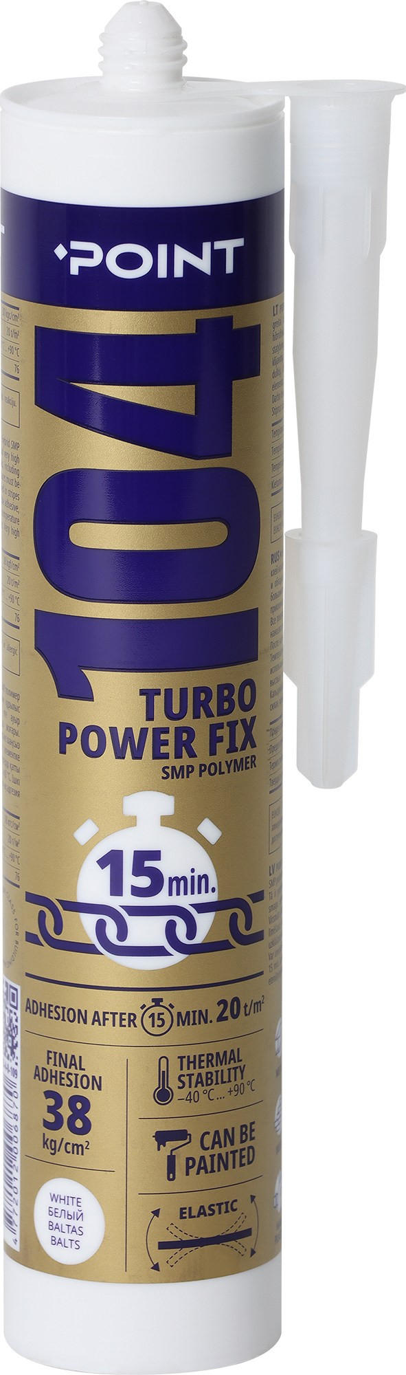 104 TURBO FAST & STRONG FIX hybrid adhesive and sealant