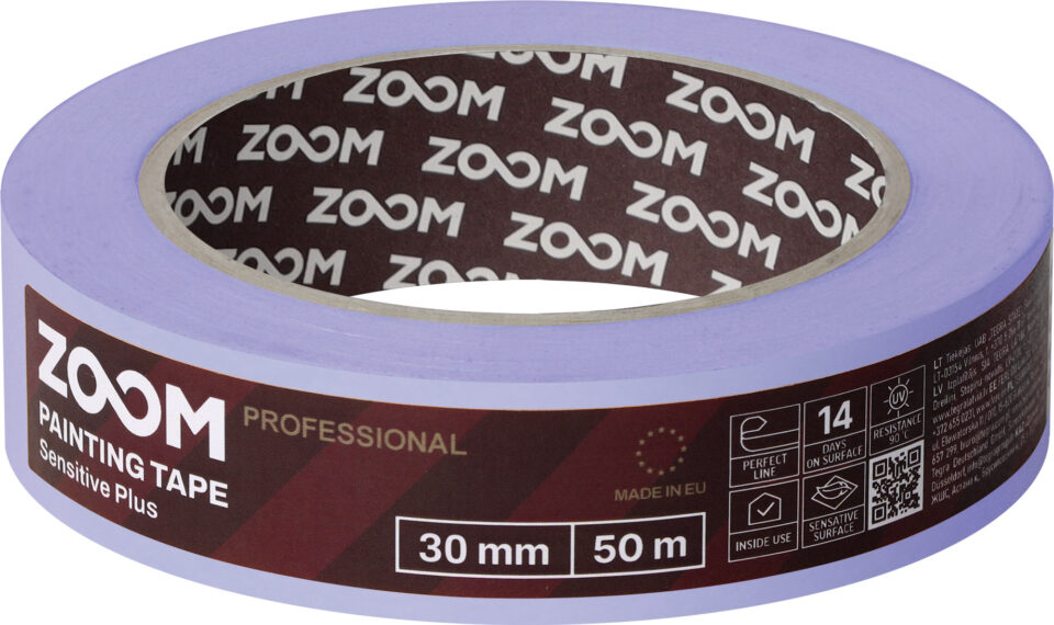 ZOOM Sensitive Plus professional painter’s tape, 30mm x 50m