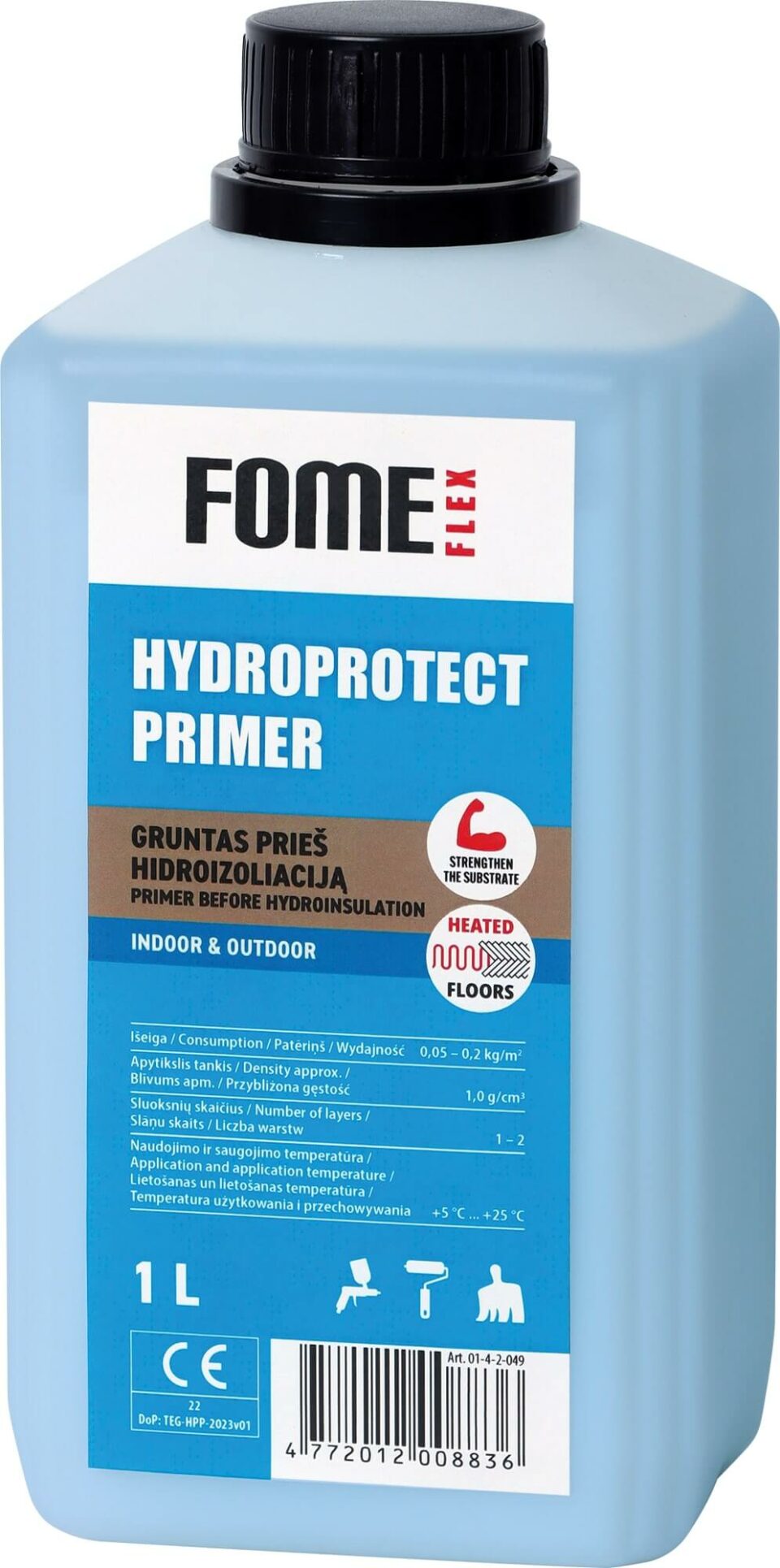 FOME FLEX HYDROPROTECT PRIMER, 1 l, light blue