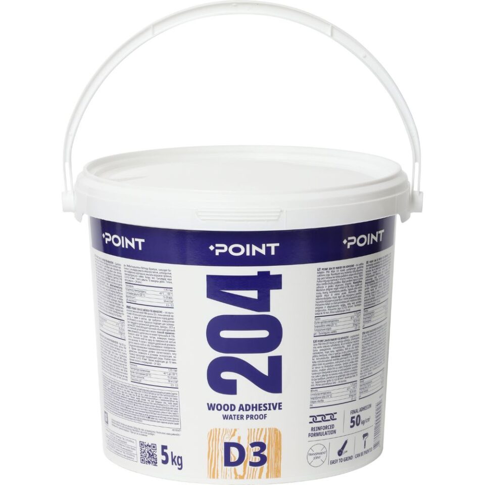 POINT 204 WOOD FIX adhesive D3, 5 kg