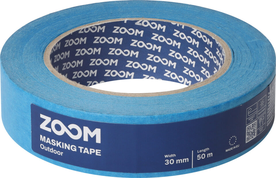 ZOOM Masking tape, blue, 30 mm x 50 m