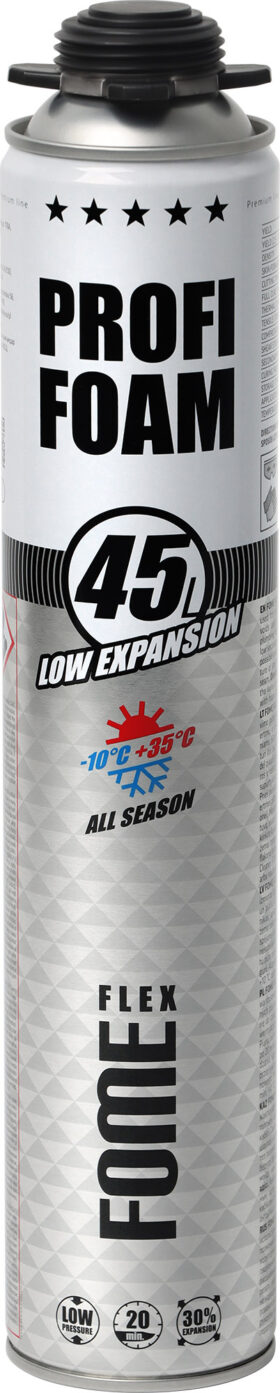 FOME FLEX PROFI FOAM 45L low expansion mounting foam