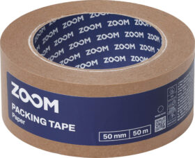 ZOOM PAPER Packing Tape, 50 mm x 50 m, Brown