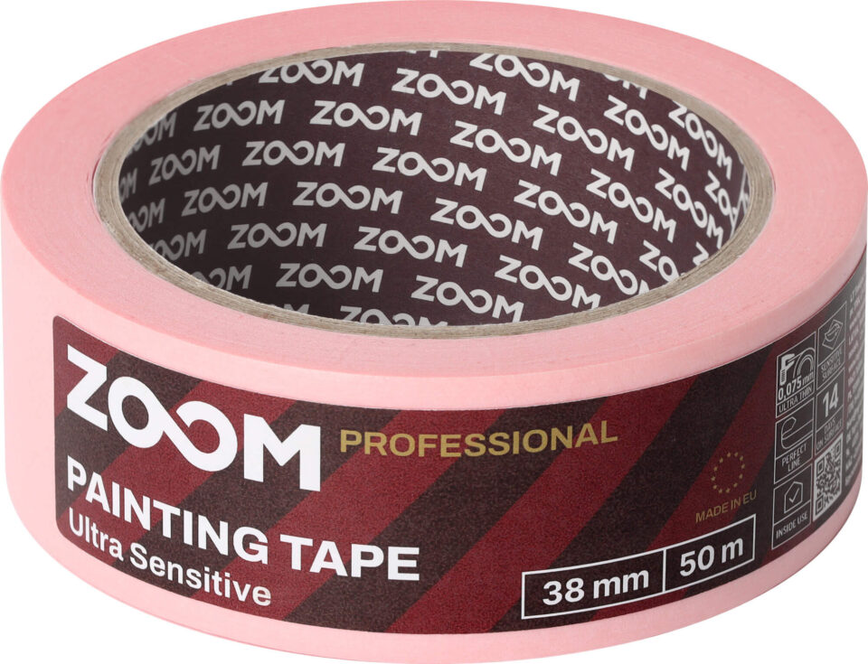 ZOOM ULTRA SENSITIVE Professional Painting Tape, 38 mm x 50 m