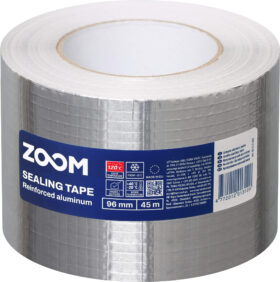 ZOOM Adhesive Reinforced Aluminum Tape, 96 mm x 45 m